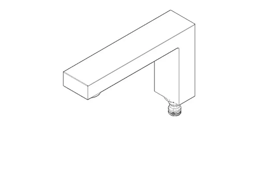 DORNBRACHT Auslauf ERSATZTEILE 90110619102 157 x 91 x 36 mm, 7 l/min. Chrom, 90110619102-00 Galeriebild 1